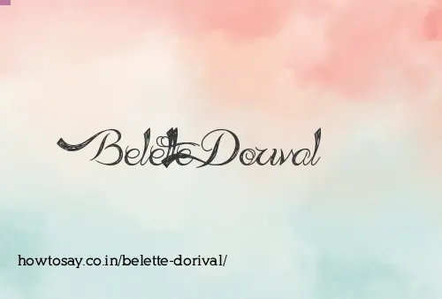 Belette Dorival