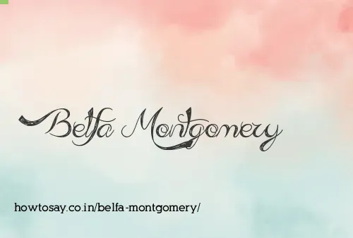 Belfa Montgomery