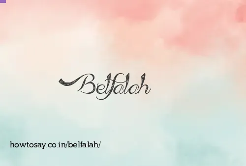 Belfalah