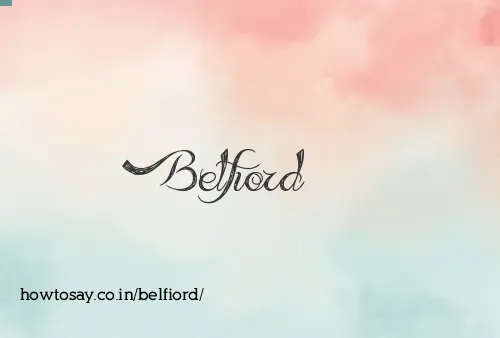 Belfiord