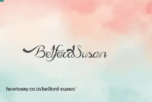 Belford Susan