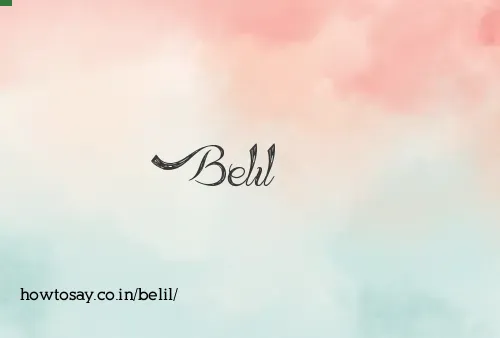 Belil