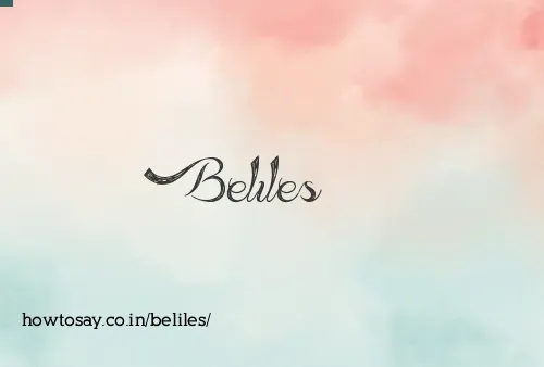 Beliles