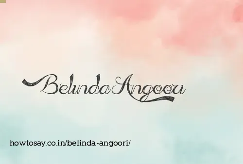 Belinda Angoori