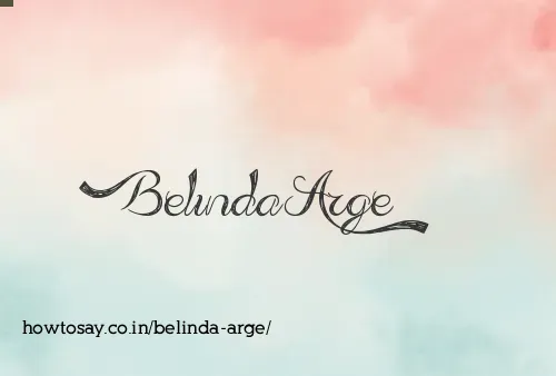 Belinda Arge