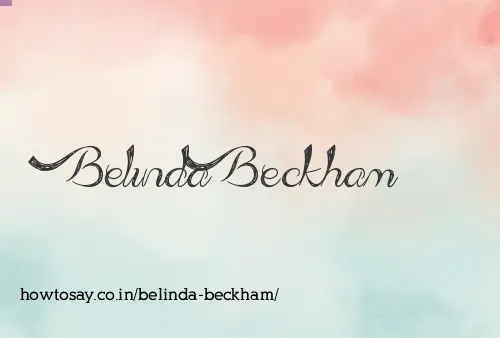 Belinda Beckham