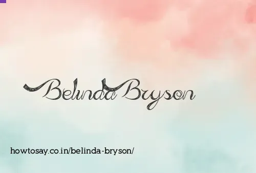 Belinda Bryson