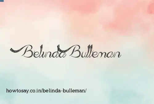 Belinda Bulleman