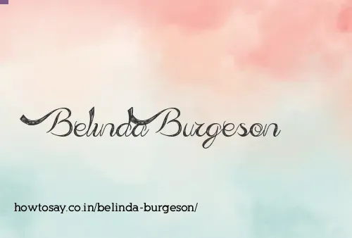 Belinda Burgeson