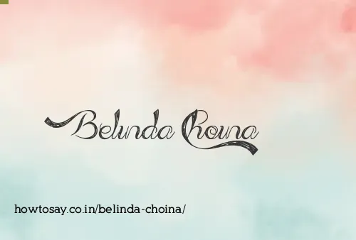 Belinda Choina