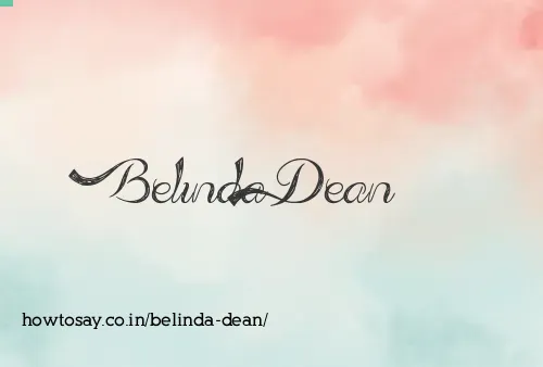 Belinda Dean