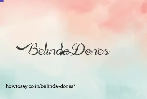 Belinda Dones