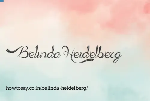 Belinda Heidelberg