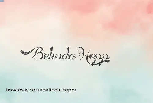 Belinda Hopp