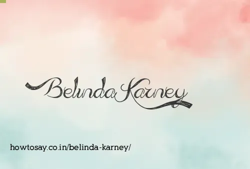 Belinda Karney