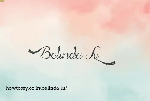 Belinda Lu