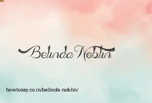 Belinda Noblin