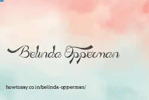 Belinda Opperman