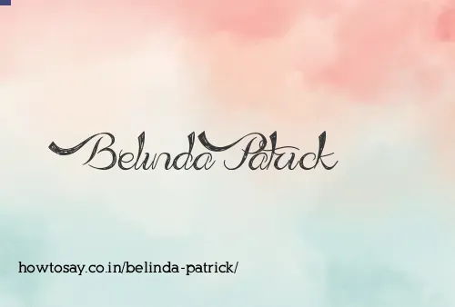 Belinda Patrick