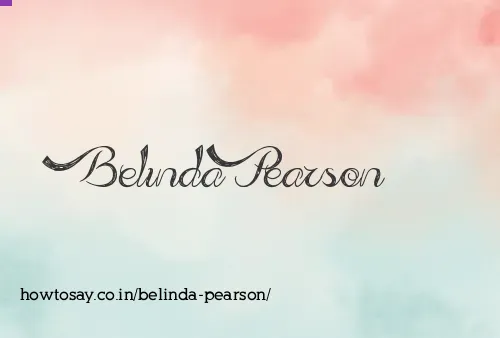 Belinda Pearson