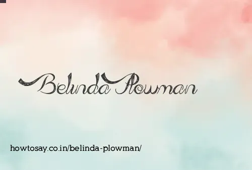 Belinda Plowman