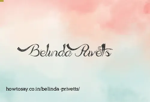 Belinda Privetts