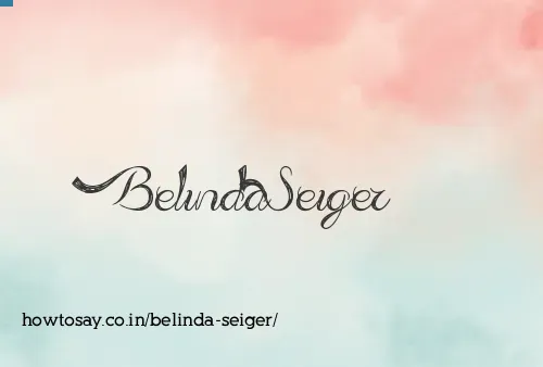 Belinda Seiger