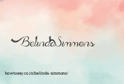 Belinda Simmons