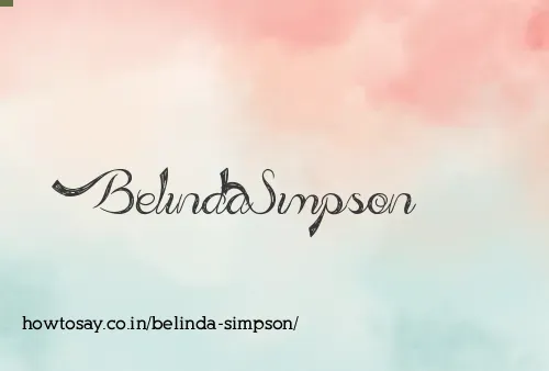Belinda Simpson