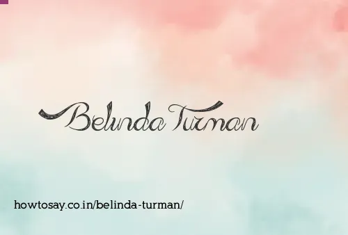 Belinda Turman