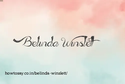 Belinda Winslett
