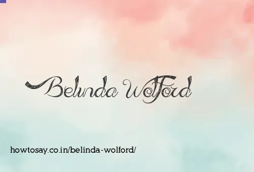Belinda Wolford