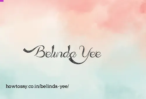 Belinda Yee