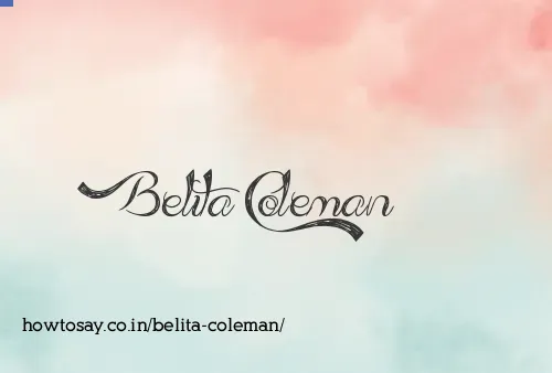 Belita Coleman