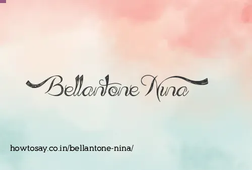 Bellantone Nina