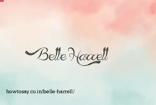 Belle Harrell
