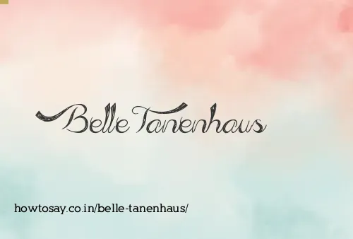Belle Tanenhaus