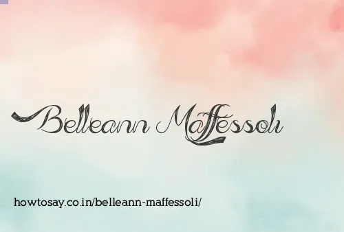 Belleann Maffessoli