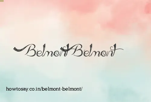 Belmont Belmont