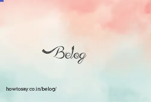 Belog