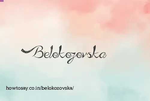 Belokozovska