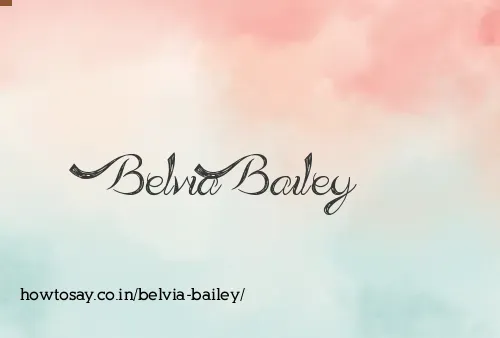 Belvia Bailey