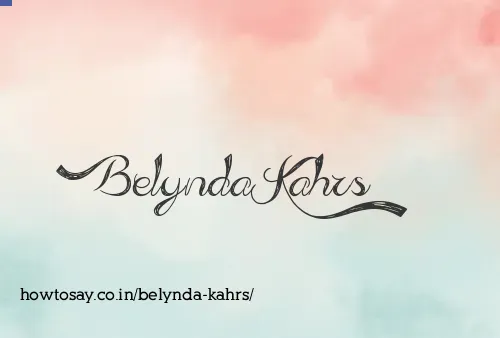 Belynda Kahrs