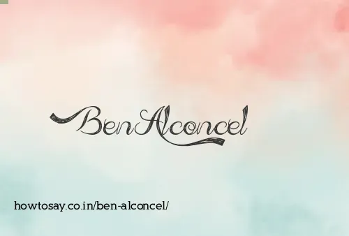 Ben Alconcel