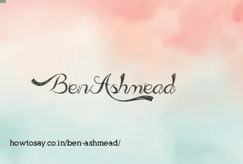 Ben Ashmead