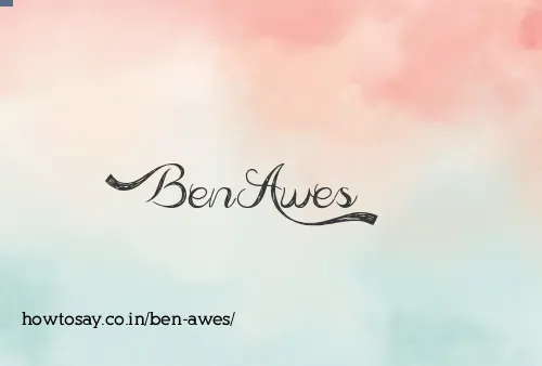 Ben Awes