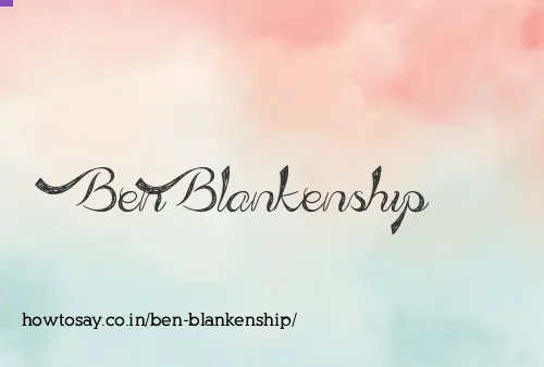 Ben Blankenship