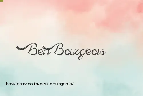 Ben Bourgeois