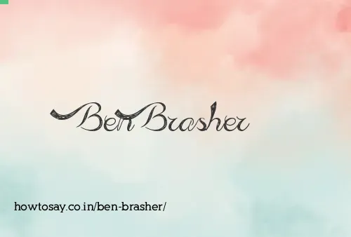 Ben Brasher