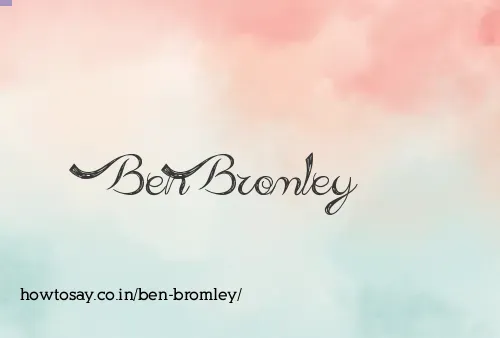 Ben Bromley